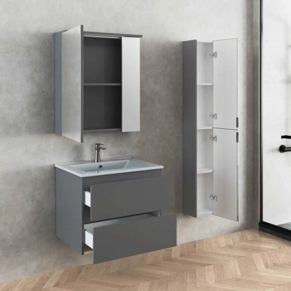 PVC ШКАФ ЗА БАНЯ GRANIX + УМИВ ICC 6066